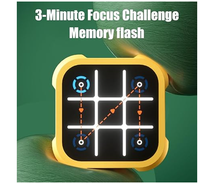 Electronic Tic Tac Toes Game, Digital Tic Tac Toe Game, Infinite Tic Tac Toe with Case, 3 In 1 Tic Tac Toe Electronic Game in UAE