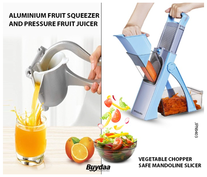 Bundle 1 PCs Set Aluminium Fruit Squeezer And Image