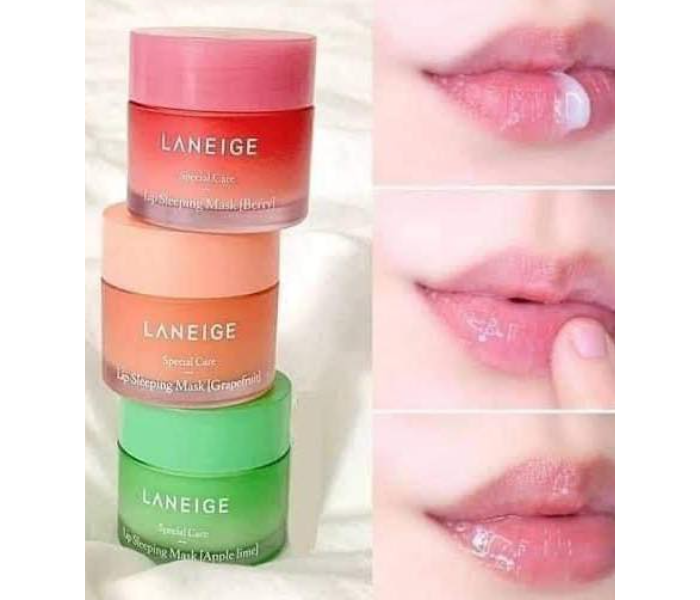 Laneige Lip Sleeping Mask 4 PCS KIT- (BERRRY,Apple Lime,Mint Choco, Grapefruit in KSA