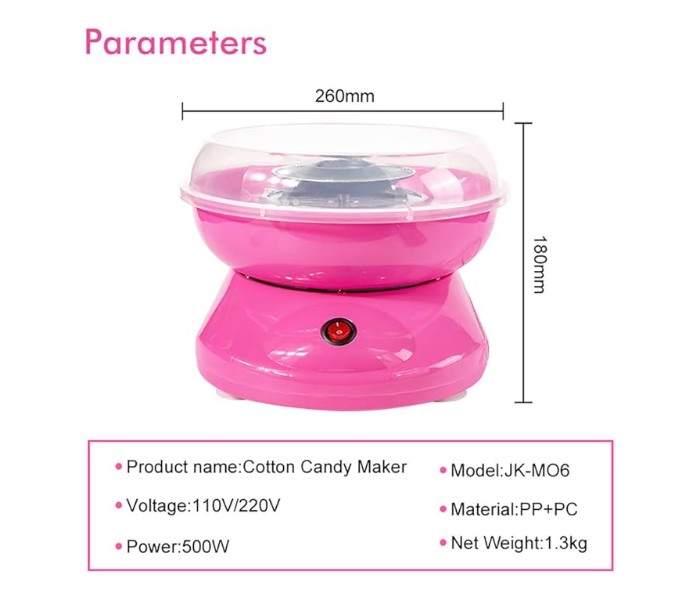 DLC Home Decoration Birthday Party Candy Floss Machine Fully Automatic Marshmallow Machine Cotton Candy Maker For Family Party in KSA