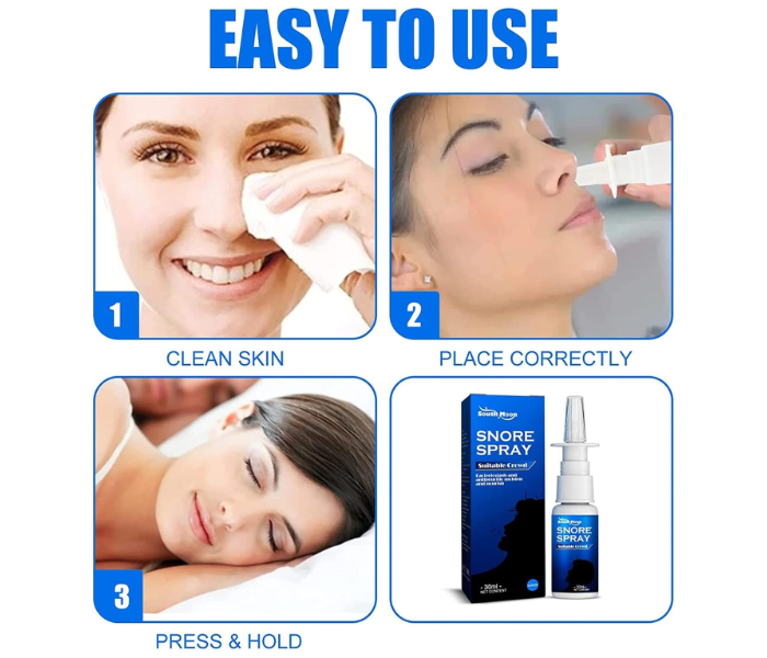 Herbsleep Anti Snoring Spray, Fast Acting Snoring Spray, Stop Snoring Throat Relief Sprays ,Herb Sleep Anti Snoring Spray for Women & Men, Anti Snoring Nasal spray for Deep, Restful Sleep Women & Men in KSA