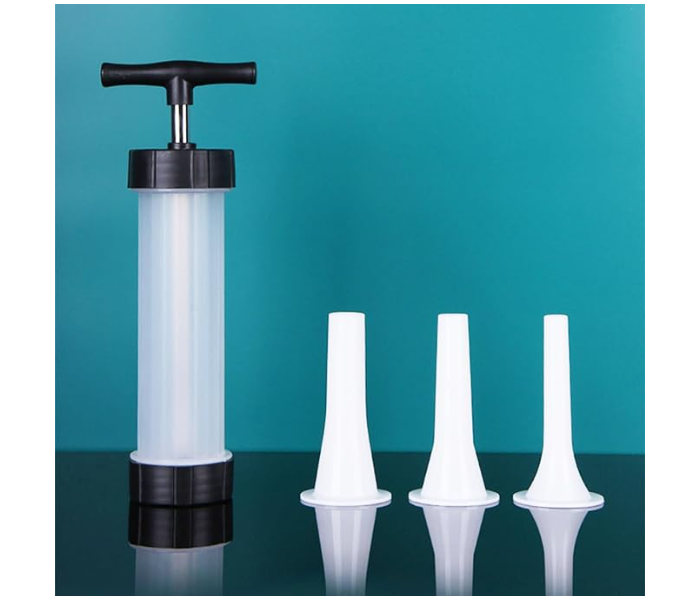 Sausage Stuffer, Simple Hand-Made Sausage Making Machine, Hot Dog Stuffer With 3 Filling Tubes, Used To Make Sausages Of Different Sizes, Suitable For Family Gatherings and Barbecues06 in KSA