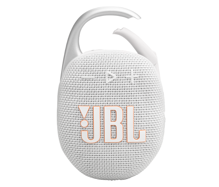 JBL Clip 5 Ultra Portable Speaker -White in KSA