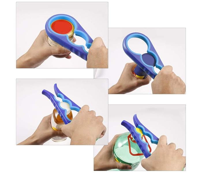 Easy Grip Lids Off Jar Opener, Can Opener & Bottle Opener - Assorted in UAE