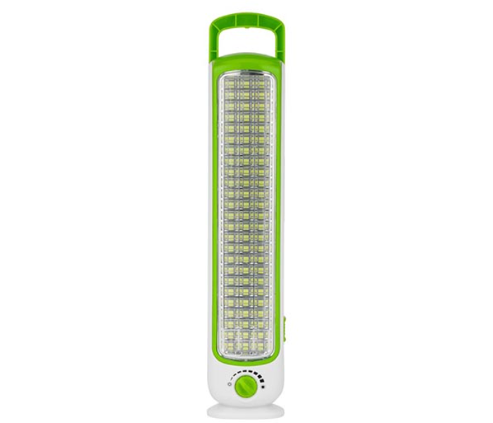 Geepas GE53032 LED Emergency Lantern With Solar Panel With DC 6V solar interface 75 Pieces Hi-Power LEDs - White & green in KSA