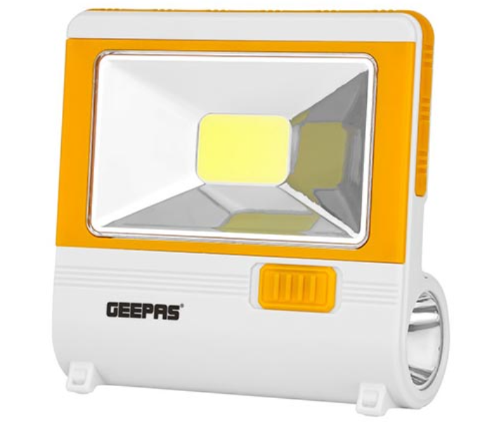 Geepas GE53036 LED Emergency Lantern With Solar Panel HI-POWER LED and COB - White and yellow in KSA