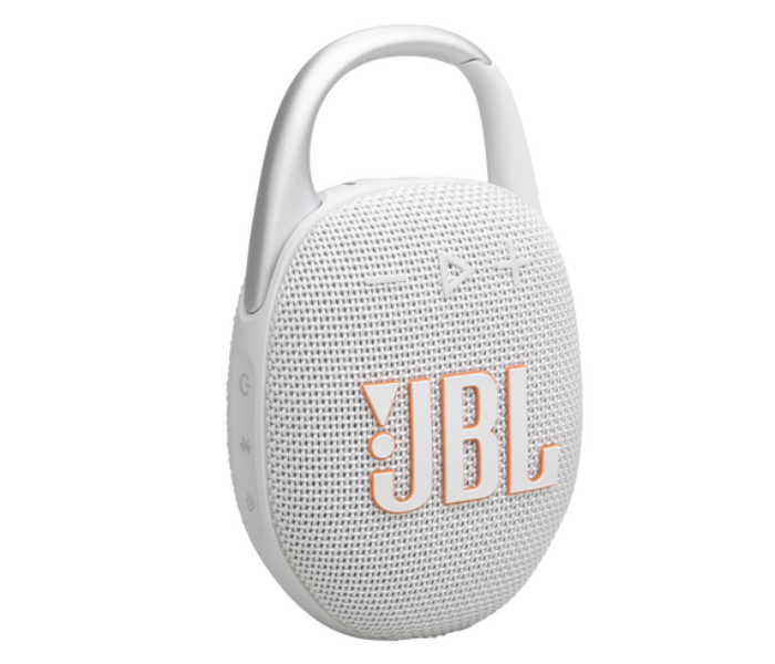 JBL Clip 5 Ultra Portable Speaker -White in KSA
