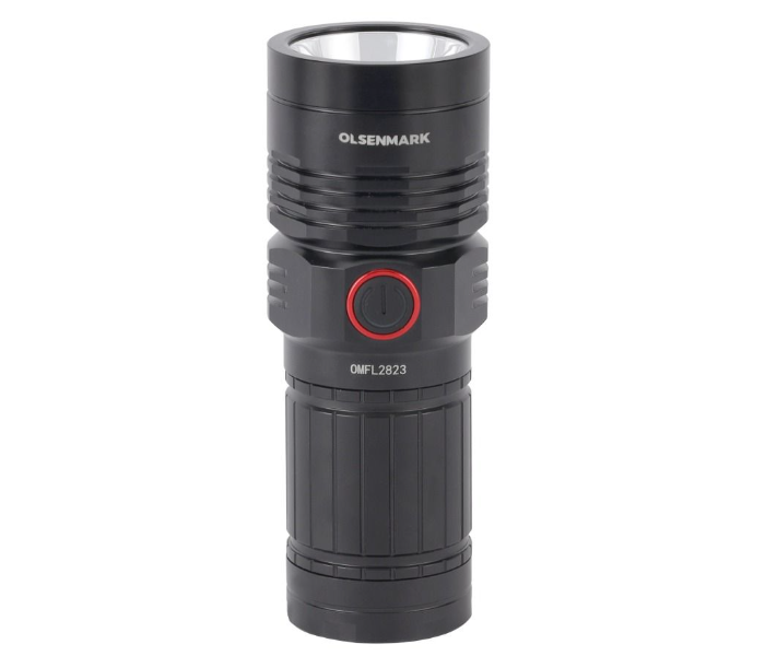 Olsenmark OMFL2823 LED Flashlight with Power Bank 25W - Black in KSA