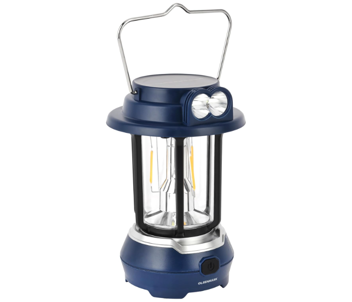 Olsenmark OME2824 LED Emergency Lantern with Solar - Blue in KSA