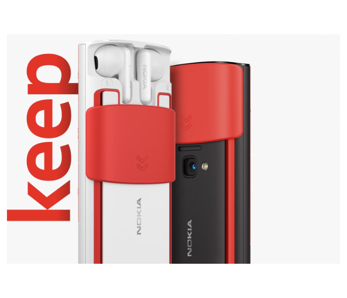 Nokia 5710 Xpress Audio Feature Phone with Built-in Wireless Earbuds, 4G MP3 player, FM radio, and Music Keys (Dual SIM) in UAE