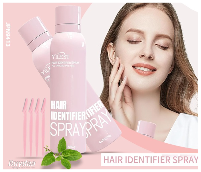 Grgowe Hair Removal PC Hair Detection Spray for Face Shaving, Facial Hair Identification Spray for Dermaplaning, Hair Identification Spray for Face Shaving, Suitable for All Hair Types in UAE