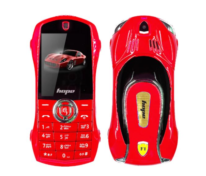 Hope F1 mini phone with a Sports car design Mobile Phone with Clear Sound 1.7 Inch HD Anti Shatter Screen in KSA