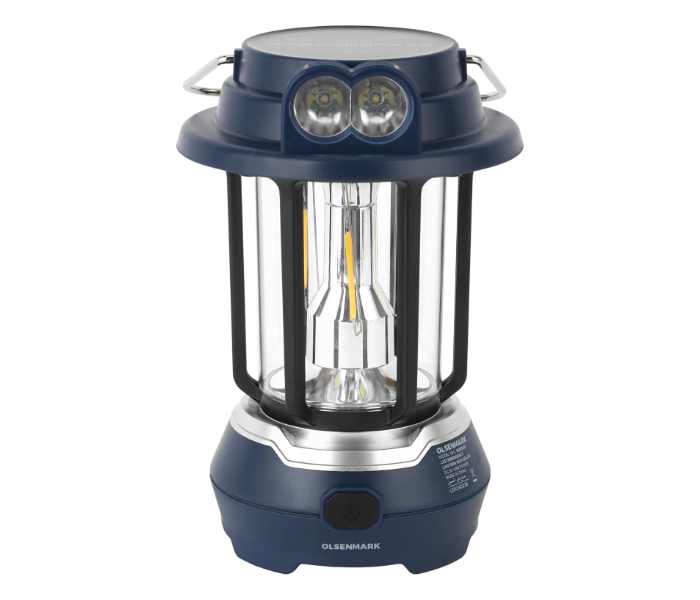 Olsenmark OME2824 LED Emergency Lantern with Solar - Blue in KSA