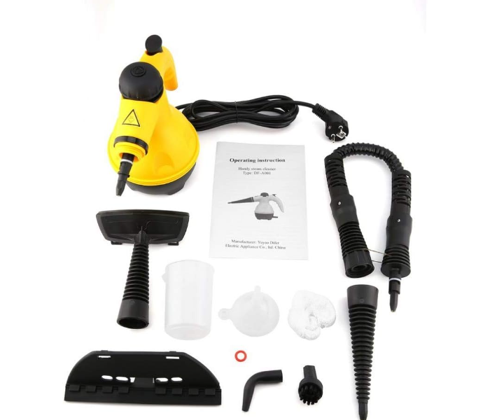 Multifunctional Handheld Home Steam Cleaner High Temperature & High Pressure Steam Cleaning Machine with hand, spot jet and power nozzle, microfiber cover and round brush in KSA