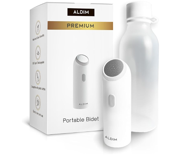 ALDIM Premium Portable Bidet For Travel, High Quality Rechargeable Electric Bidet, Portable Shattaf, Travel Bidet, Bidet Sprayer For Toilet Travel, Travel Shattaf in UAE
