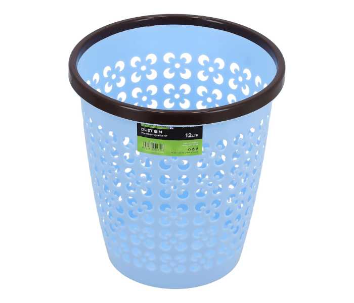 Royalford RF10214 Plastic Dustbin Multi Color 12Ltr - Assorted in UAE