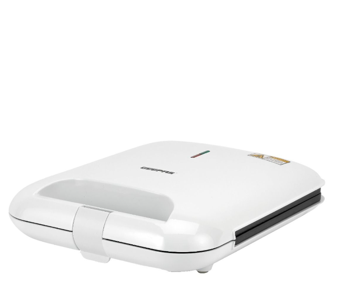 Geepas GGT36548 1400 W Grill Maker With Non-Stick Cooking Plates And Overheat Protection - White in KSA