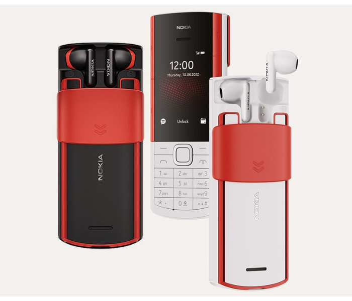 Nokia 5710 Xpress Audio Feature Phone with Built-in Wireless Earbuds, 4G MP3 player, FM radio, and Music Keys (Dual SIM) in UAE