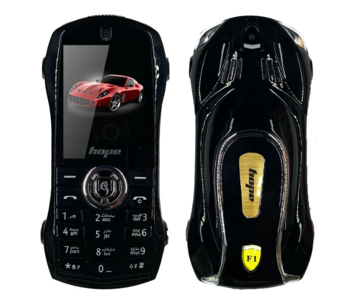Hope F1 mini phone with a Sports car design Mobile Phone with Clear Sound 1.7 Inch HD Anti Shatter Screen in KSA