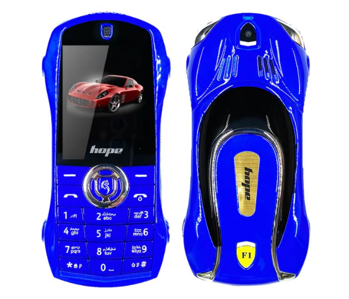 Hope F1 mini phone with a Sports car design Mobile Phone with Clear Sound 1.7 Inch HD Anti Shatter Screen in KSA