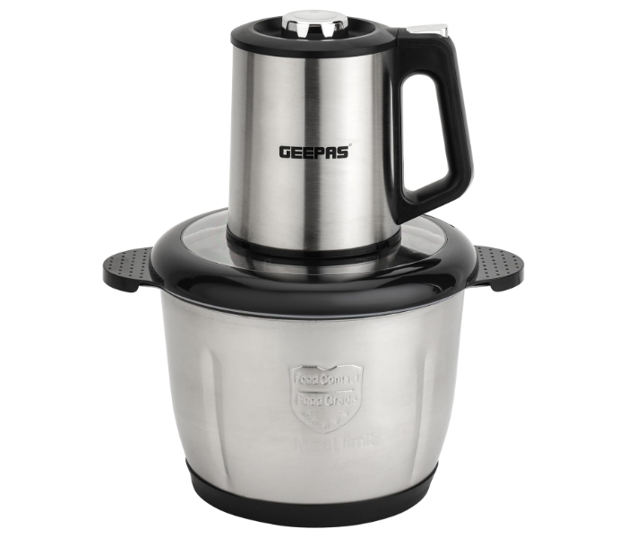 Geepas GMC42025 3L Multi Chopper With 2 Speed Levels 500W - Silver And Black in KSA