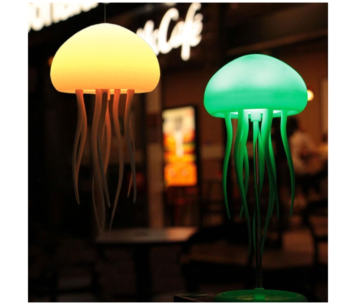 Floating Jellyfish Lamp LED Cute Jellyfish Night Light Jellyfish Lighting Jelly Fish Light Lamp Jellyfish Lamp with Dancing Legs Jellyfish Speaker Lamp in UAE
