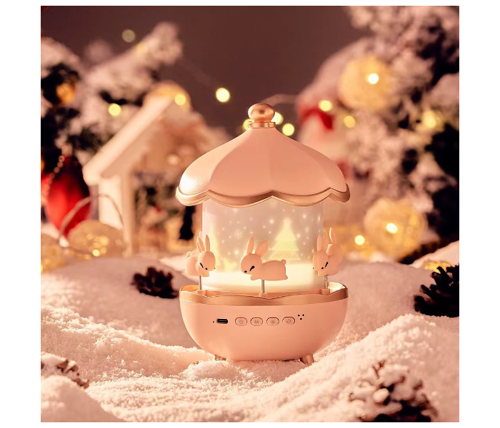 Kids Night Projector Lamp with Music Starry Sky Projection Small Night Light with Bluetooth Audio in UAE