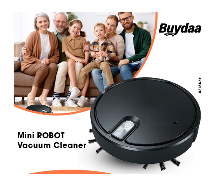 Automatic Mini ROBOT Vacuum Cleaner Sweeping RobotUltra Slim Image