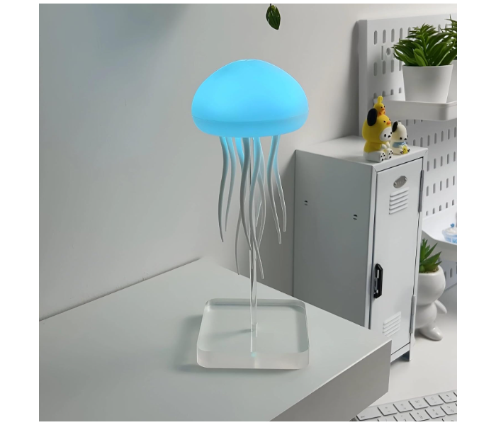 Floating Jellyfish Lamp LED Cute Jellyfish Night Light Jellyfish Lighting Jelly Fish Light Lamp Jellyfish Lamp with Dancing Legs Jellyfish Speaker Lamp in UAE