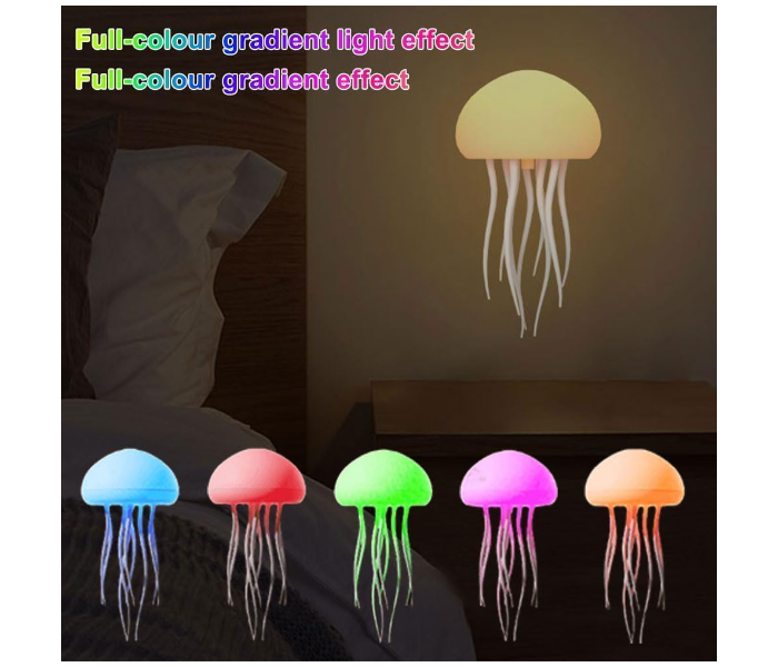 Floating Jellyfish Lamp LED Cute Jellyfish Night Light Jellyfish Lighting Jelly Fish Light Lamp Jellyfish Lamp with Dancing Legs Jellyfish Speaker Lamp in UAE