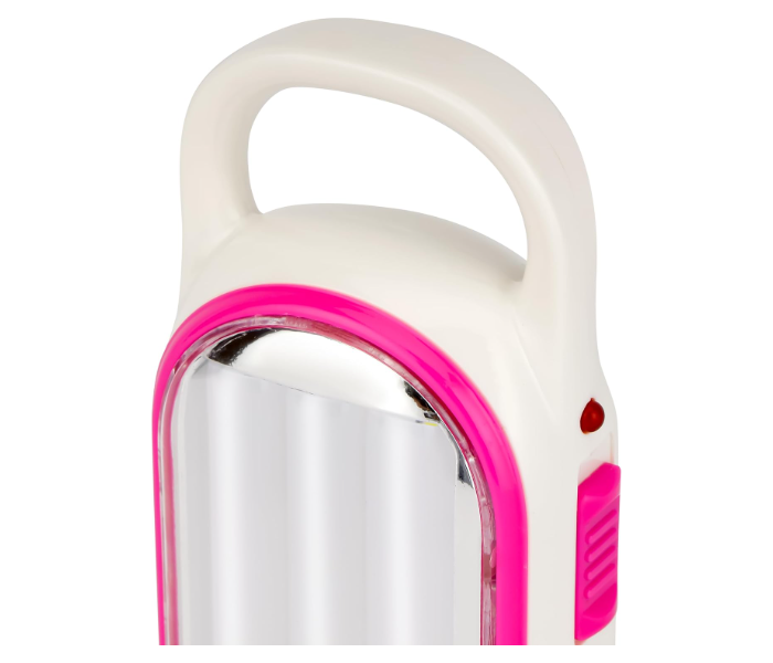 Geepas GE53037 LED Emergency Lantern With 27 Pieces Hi-Power LEDs - Pink And white in KSA