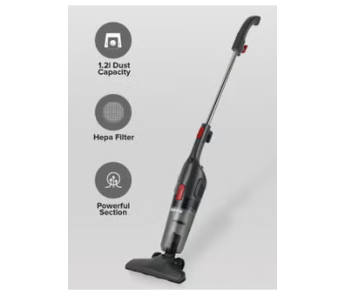 Geepas GVC19055-GR Stick And Handheld Vacuum Cleaner With HEPA Filter 600W - Grey in UAE