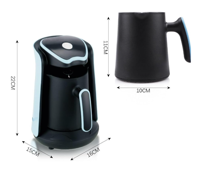 RAF Electric Turkish Coffee Machine Easy Coffee Maker Cordless Electric Pot Portable For Office Home Café 500ml Travel Coffee Maker in UAE