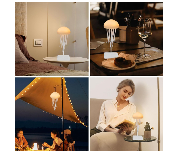 Floating Jellyfish Lamp LED Cute Jellyfish Night Light Jellyfish Lighting Jelly Fish Light Lamp Jellyfish Lamp with Dancing Legs Jellyfish Speaker Lamp in UAE