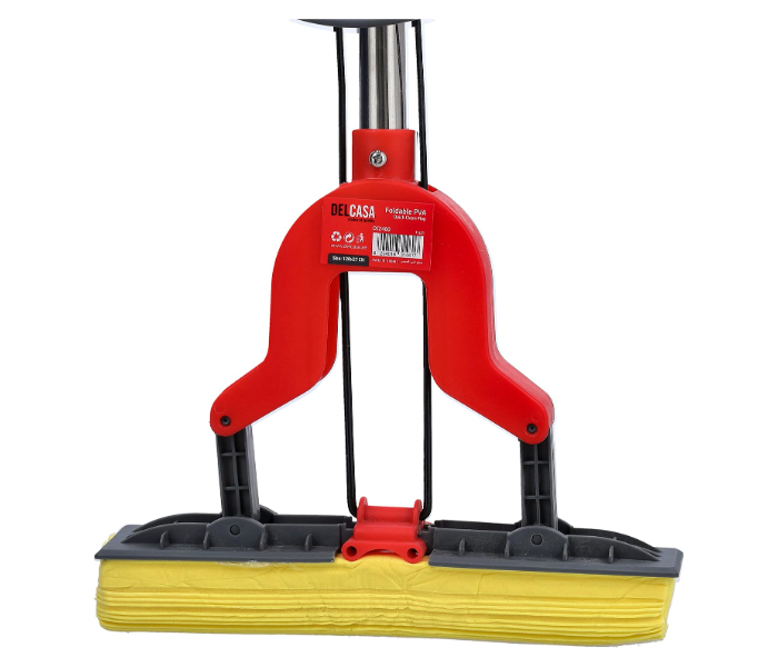 Delcasa DC2460 Fold PVA Mop Unique Butterfly Squeezing Mechanism - Multicolor in UAE