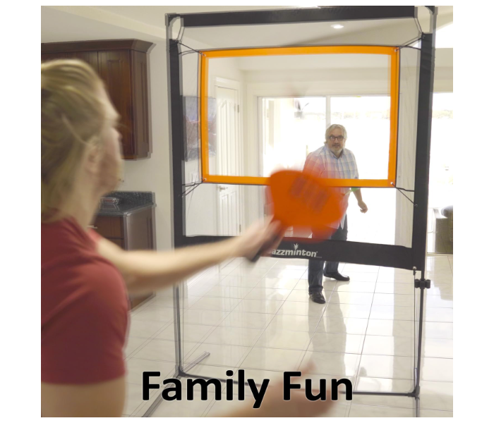 Jazzminton Sport Paddle Game with Net Indoor & Outdoor, Without Limits Pickleball Practice Board Badminton & Tennis with a Whole New Approach - Fun Games for Kids & Adults in UAE