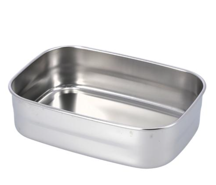 Delcasa DC2338 Rectangular Stainless Steel Food Container 680ml - Blue in UAE