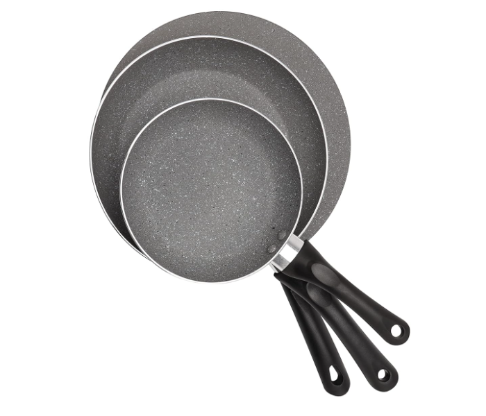Delcasa DC2286 3 Piece Fry Pan Set - Maroon in UAE