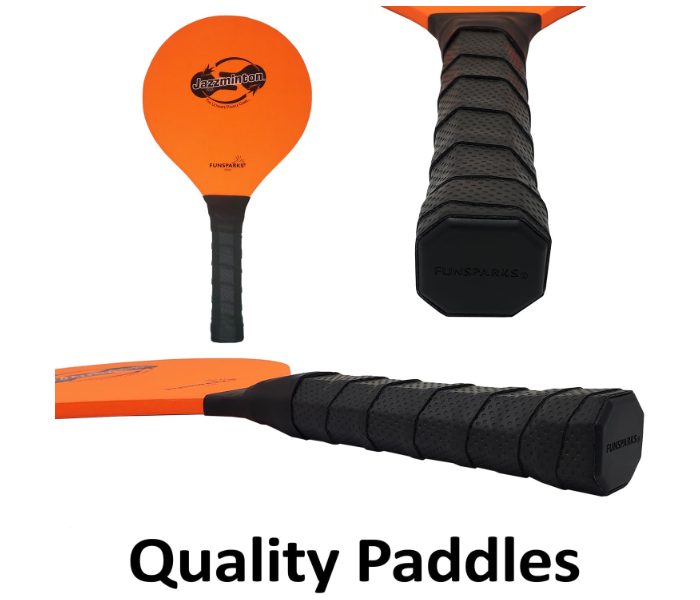 Jazzminton Sport Paddle Game with Net Indoor & Outdoor, Without Limits Pickleball Practice Board Badminton & Tennis with a Whole New Approach - Fun Games for Kids & Adults in UAE
