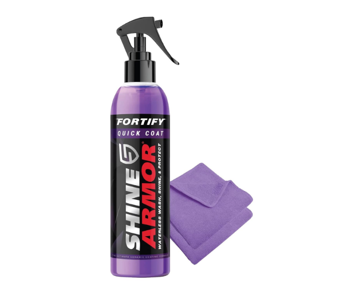 Shine Armor Ceramic Coating Fortify Quick Coat Car Wax Polish Spray Waterless Wash & Wax Hydrophobic Top Coat Polish & Polymer Paint Sealant Detail Protection in UAE