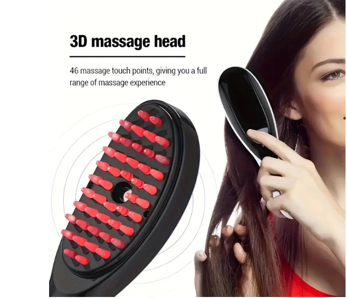 Scalp Massager Brush, Red Light Hair Comb, Multi-functional 3D Ultrasonic Vibration Atomisation Head Massager, Electric Massage Steam Hair Comb in UAE