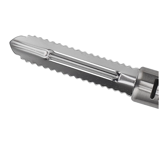 Delcasa DC2419 Stainless Steel Fish Peeler with TRP Handle 20 cm - Silver in UAE