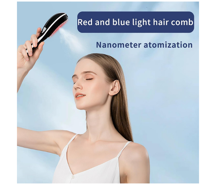 Scalp Massager Brush, Red Light Hair Comb, Multi-functional 3D Ultrasonic Vibration Atomisation Head Massager, Electric Massage Steam Hair Comb in UAE