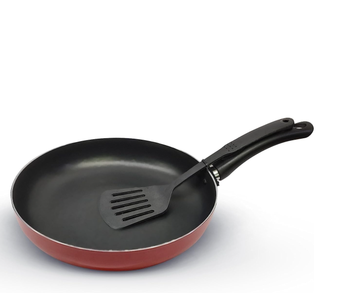 Delcasa DC2897 26 CM Frypan with Nylon Turner Compatible With Hot Plate Halogen Ceramic And Gas Stovetops in UAE