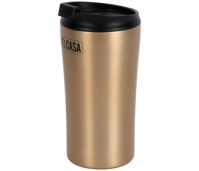 Delcasa DC3294 420 ML Vacuum Mug Double Wall Stainless Steel Body And Keeps Your Drinks Hot Or Cold - Bronze in UAE