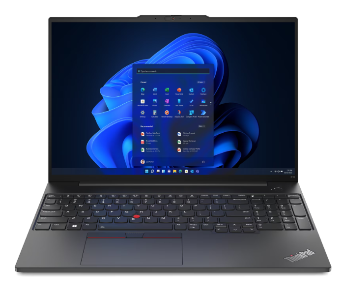 Lenovo 21JN0016GR ThinkPad E16 Gen 1 Intel Core i5-1335U Integrated Intel Iris Xe Graphics 16 Inch WUXGA 512GB SSD 8GB RAM - Graphite Black in UAE