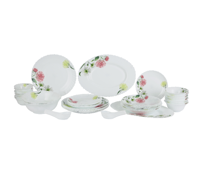 Delcasa DC3383 40 Piece Opalware Dinner Set - White in UAE
