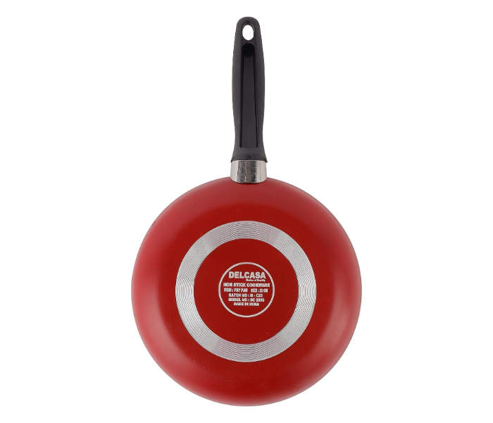 Delcasa DC2906 22 CM Nonstick Frypan - Red And Black in UAE