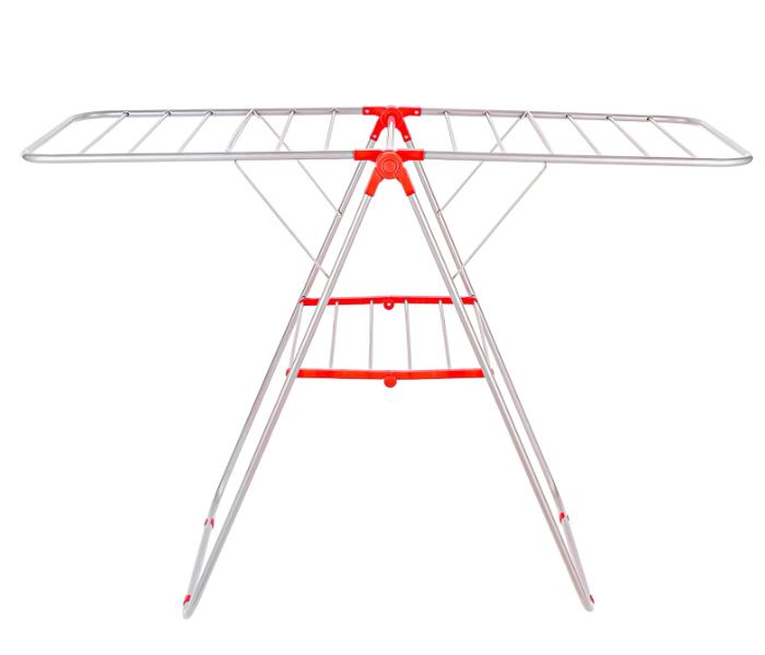 Delcasa DC3208 Hang Ease Cloth Dryer Stand - Silver And Red in UAE