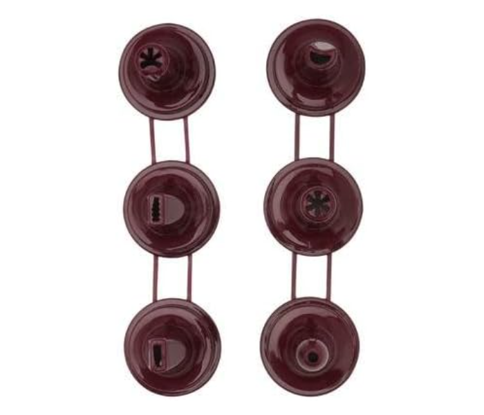 Delcasa DC2543 Cake Decorating Icing Tool with 7 Nozzles - Pink in UAE